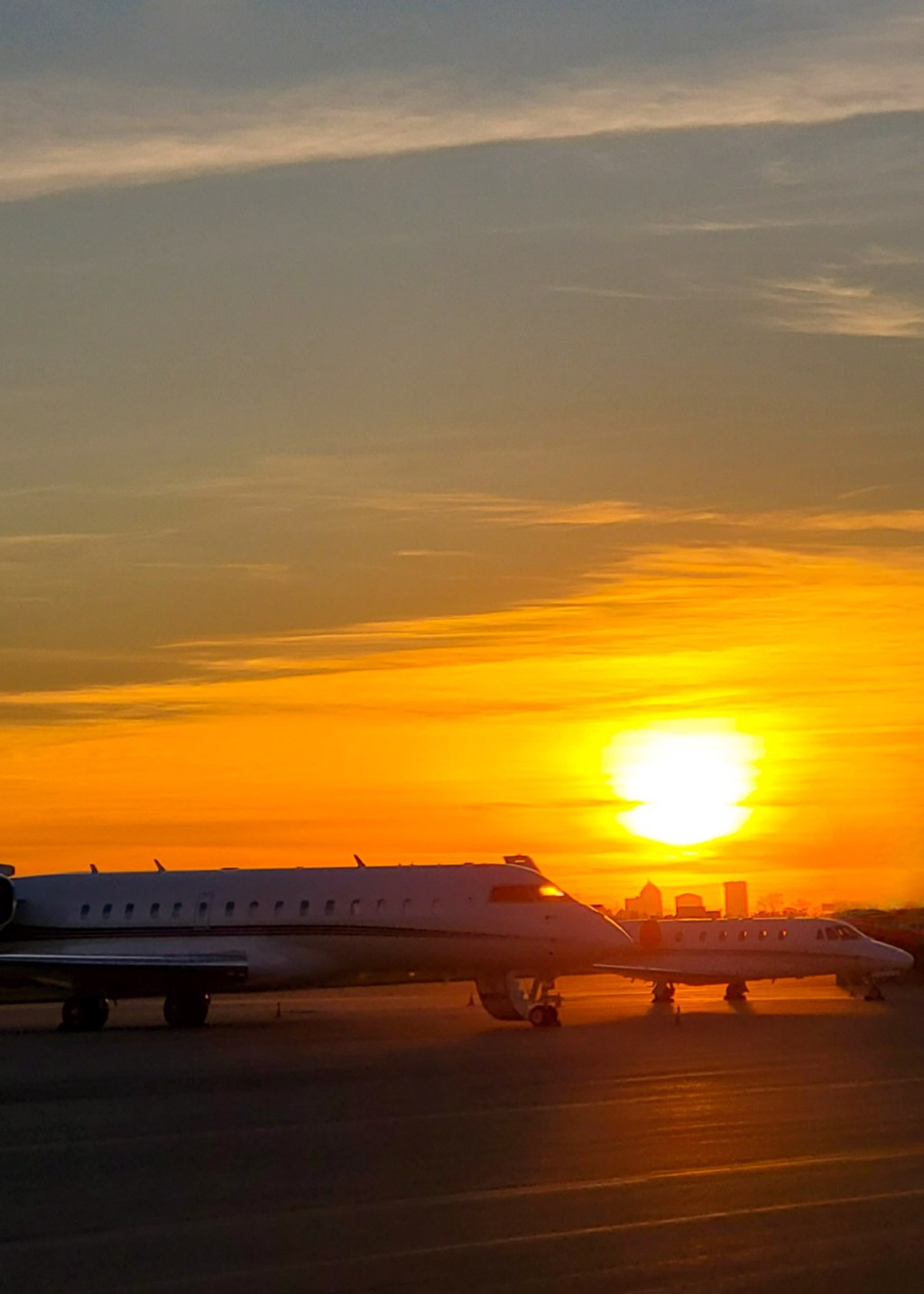 An Aviator’s Sunset